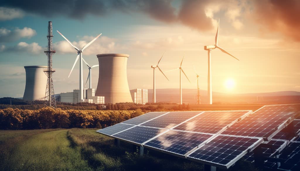 Solar, wind and power generation