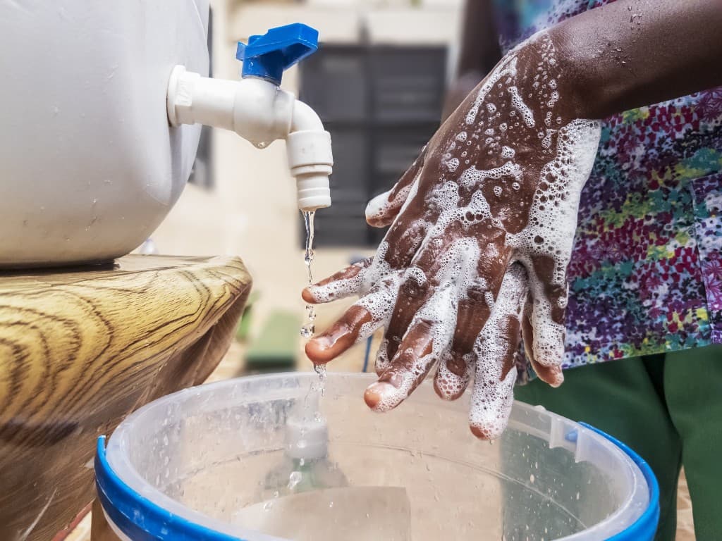 Handwashing and water points